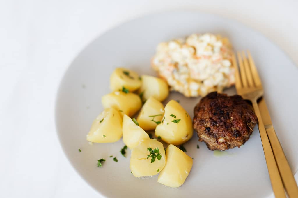 gekookte aardappelen