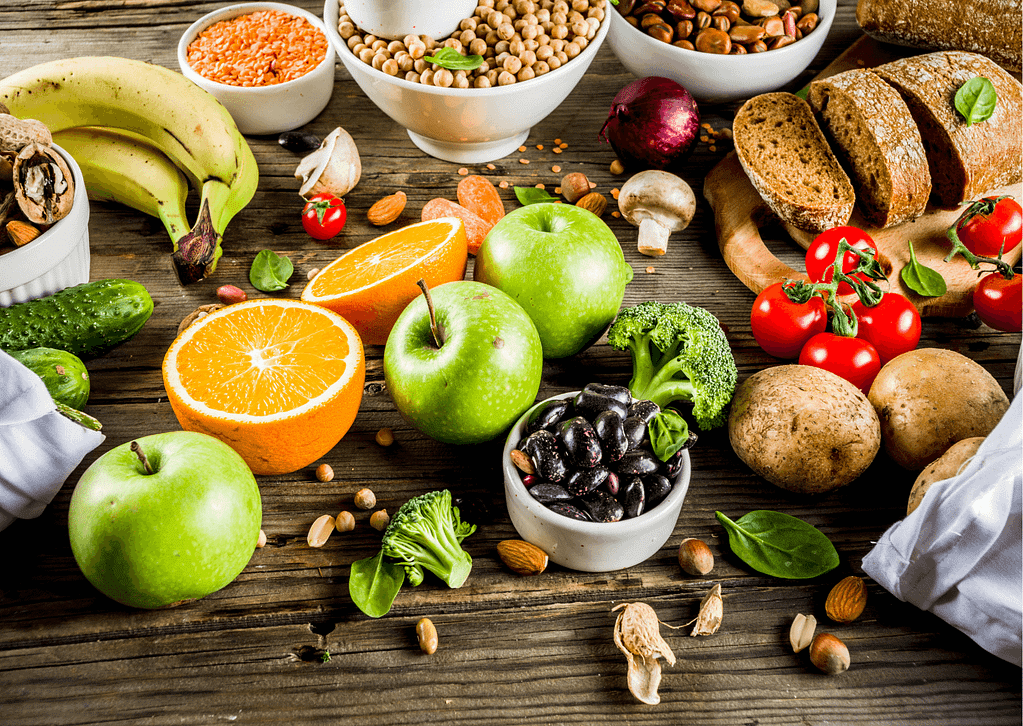 Gezonde voeding eten vezels