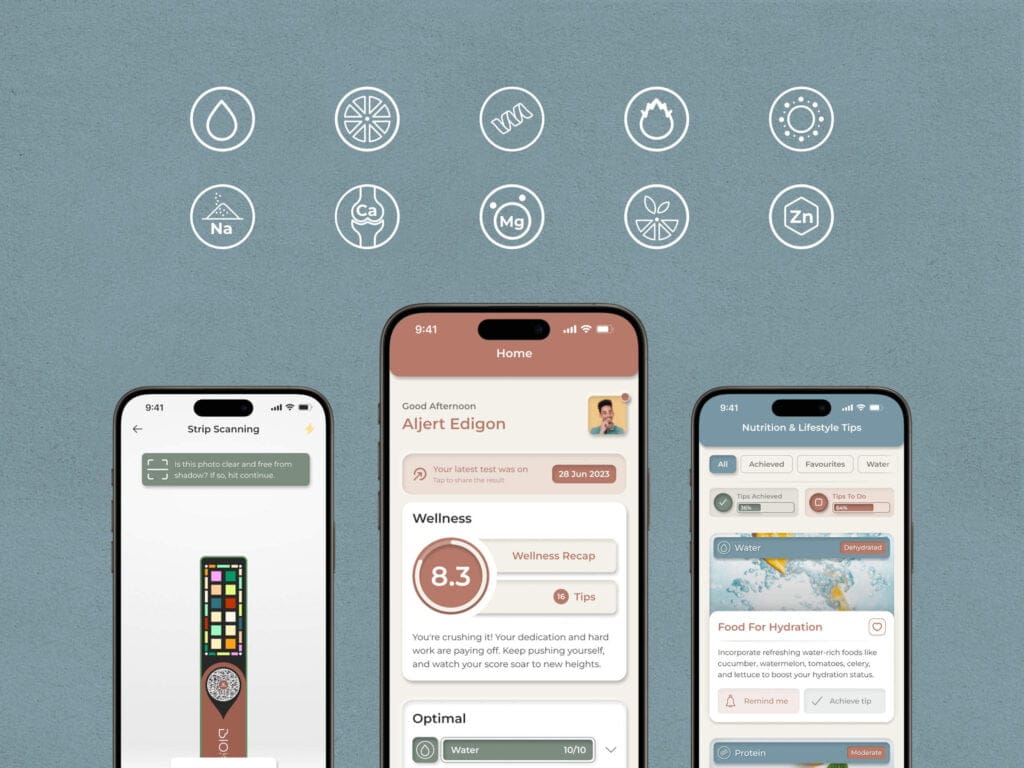 BioKissed Wellness App Het hele pakket, app, strip, tip