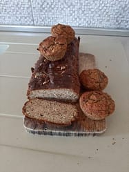 Minder koolhydraten amandelbrood met kokos