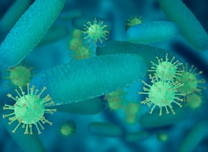 Darmproblemen. Bacteriën en microben