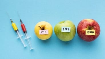 Appels met chemische middelen bespoten