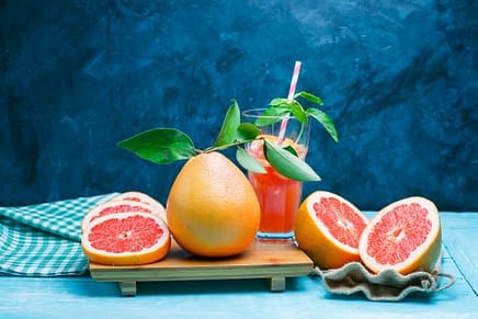 Grapefruit op tafel