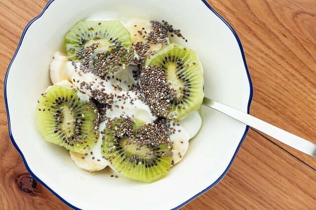 Chiazaad en fruit kiwi banaan